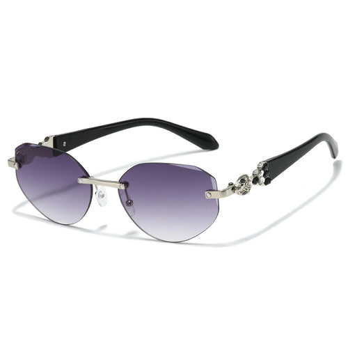 Dekorative Übergroße Schild-Sonnenbrille Karnz