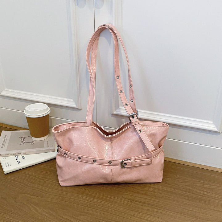 Glänzende Lackleder-Tote Bag