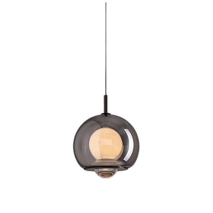 Moderne Glas Globus Pendelleuchte