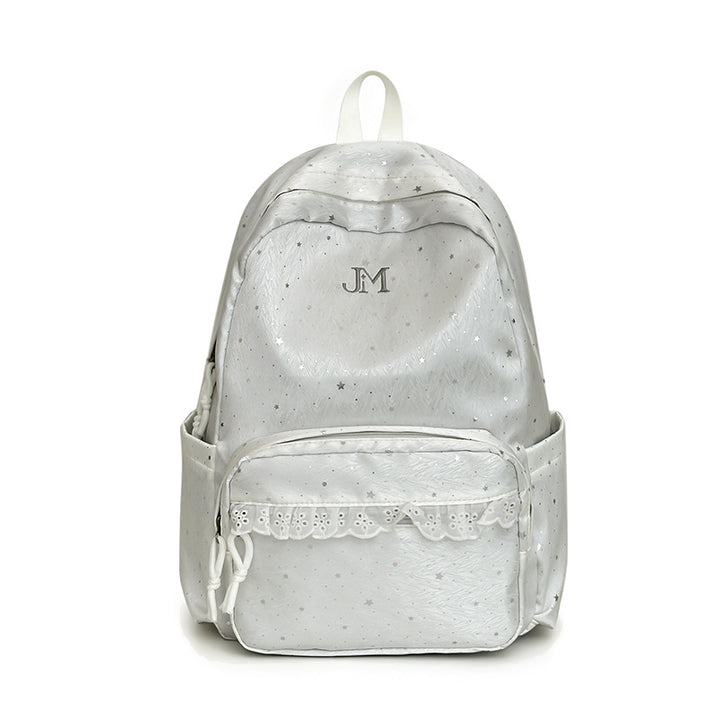 Stylische mit Sternen verzierte Rucksack