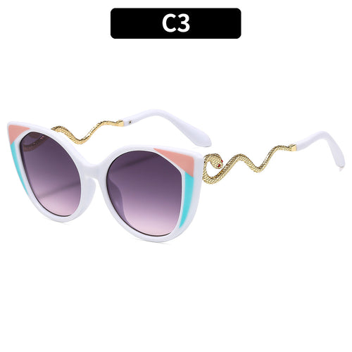 Künstlerische Katzenaugen-Sonnenbrille
