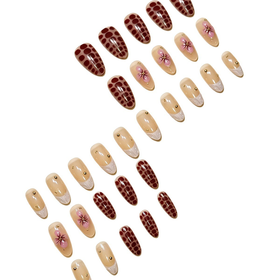 Floral Art Press-On Nail Tips Karnz