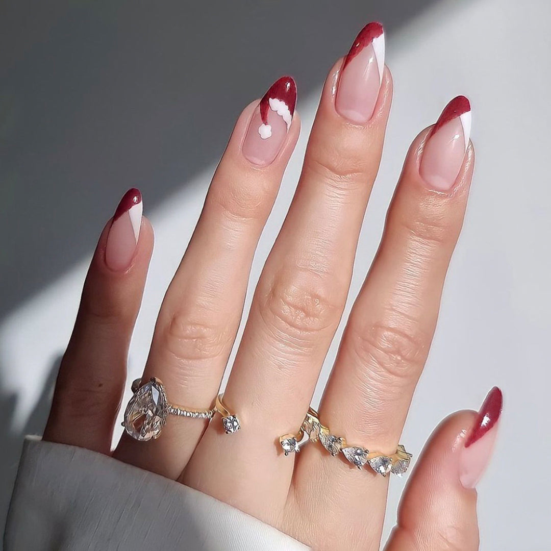 Elegante Stiletto Press-On Nagelset mit einzigartigem Design Karnz