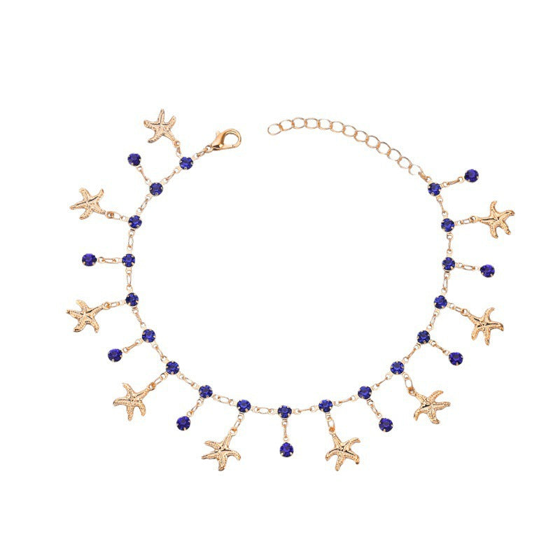 Seestern Charm Fußkette Karnz