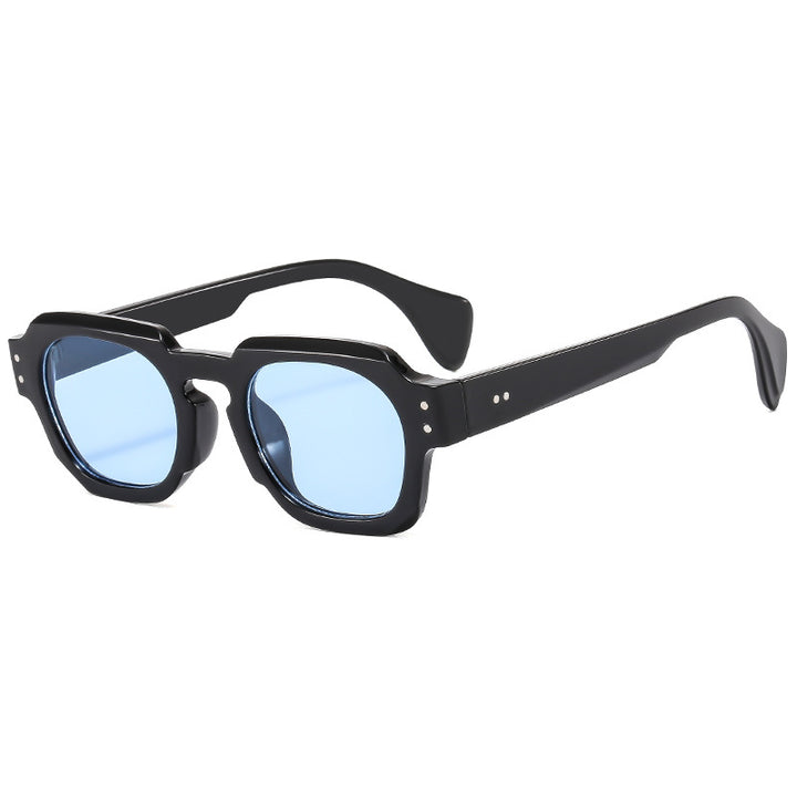 Damen Modische Sonnenbrille im einzigartigen achtkantigen Design Karnz