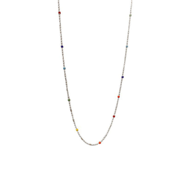 Zarte Mehrfarbige Perlenkette Armband Karnz