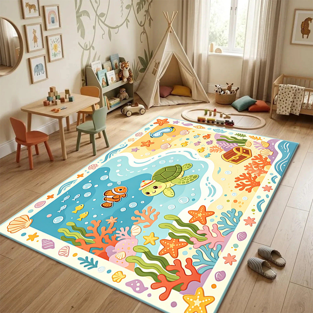 Unterwasser-Themen-Spielteppich