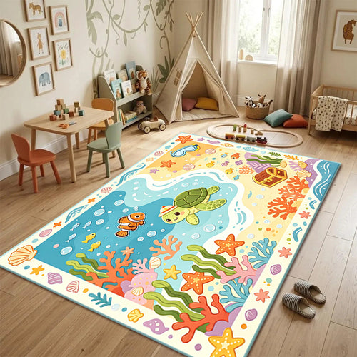 Unterwasser-Themen-Spielteppich
