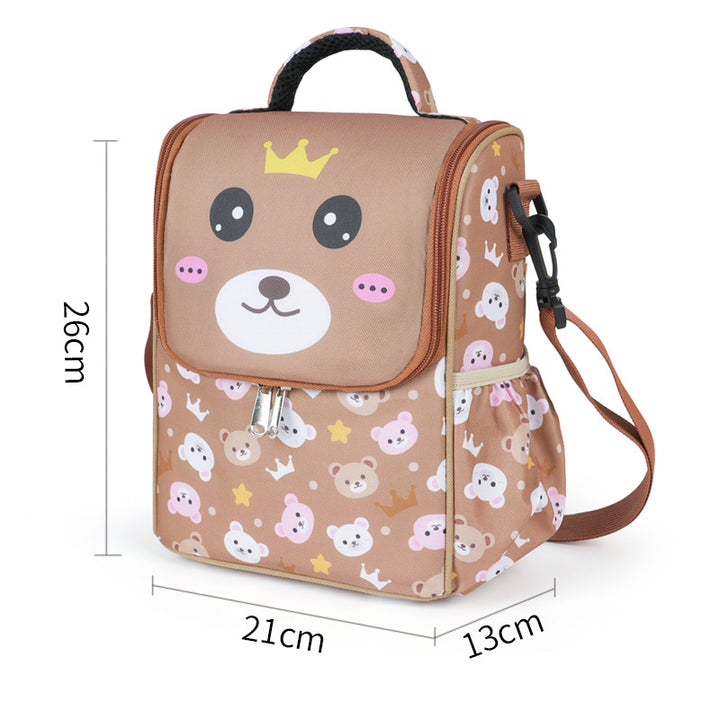 Süßes Panda-Print isolierte Lunch Tasche