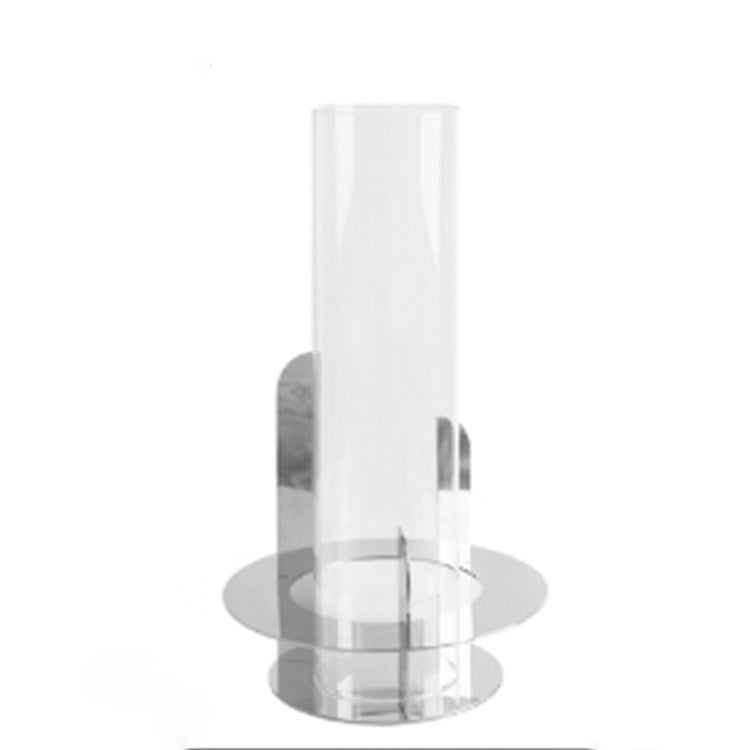 Moderner Transparenter Kerzenhalter