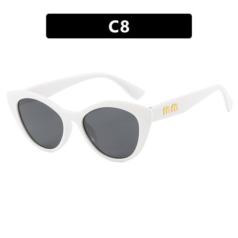 Damen extravagante Cat-Eye Sonnenbrille mit schützendem UV-Filter Karnz