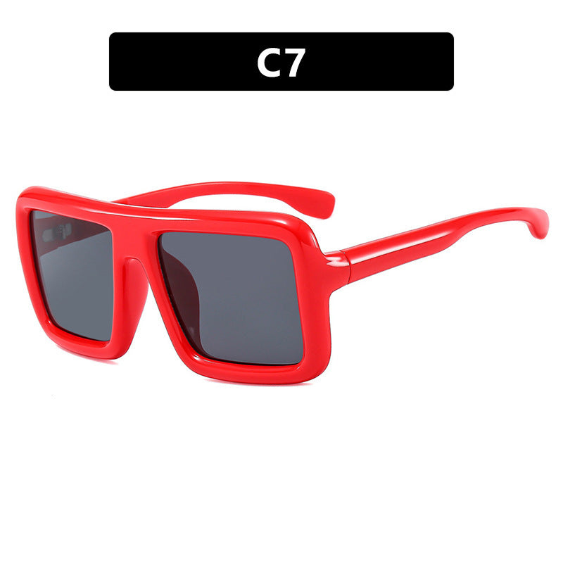 Damen Sonnenbrille im modernen, rechteckigen Design mit hoher UV-Schutzfunktion Karnz