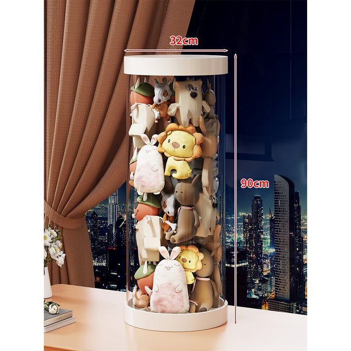 Hohe klare Acryl-Plüschspielzeug-Display-Turm-Organizer