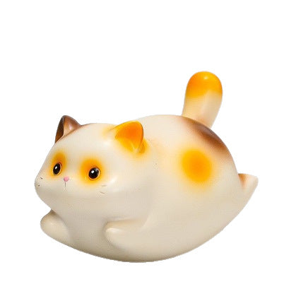 Lustige Katzen Dekofigur Karnz