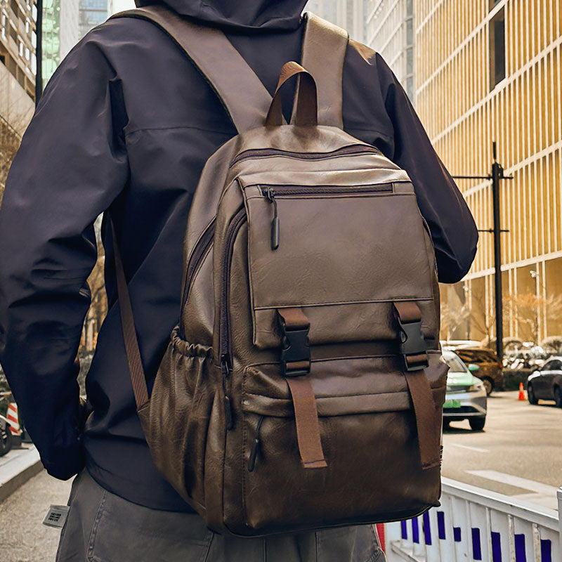 Leder Multifunktionaler Rucksack Karnz