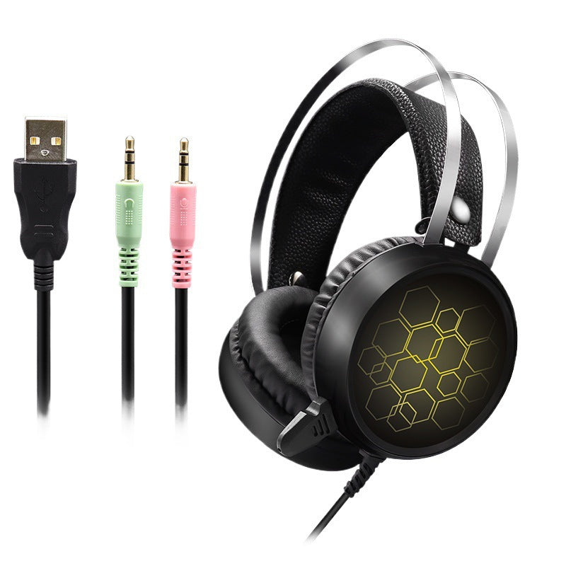 Verdrahtetes Gaming-Headset mit Wabenmuster Karnz