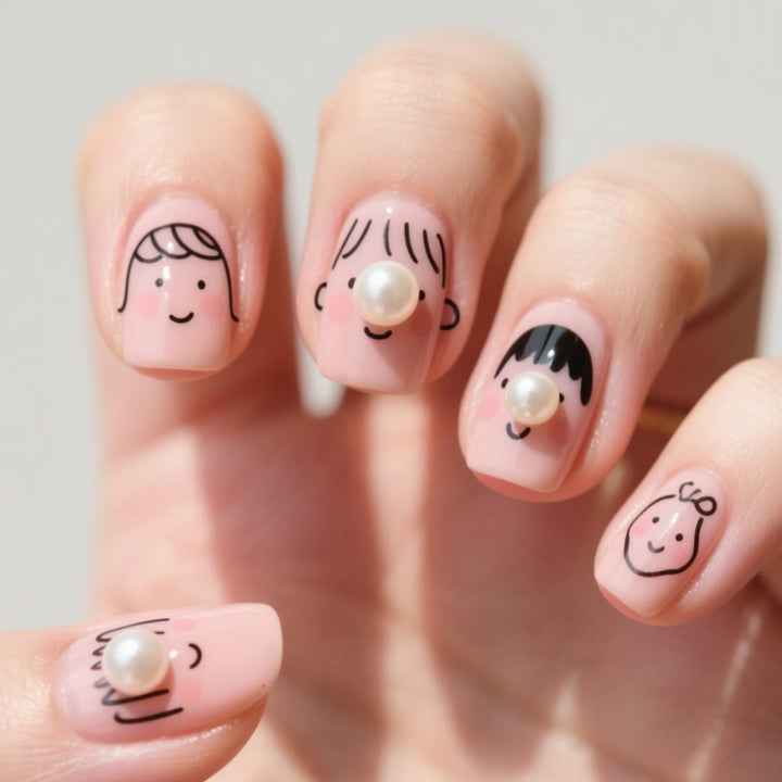 Verspielte Charakter Nagelkunst Karnz