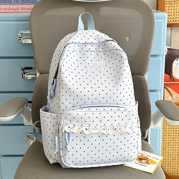 Charmanter Punkten Schul Rucksack Karnz
