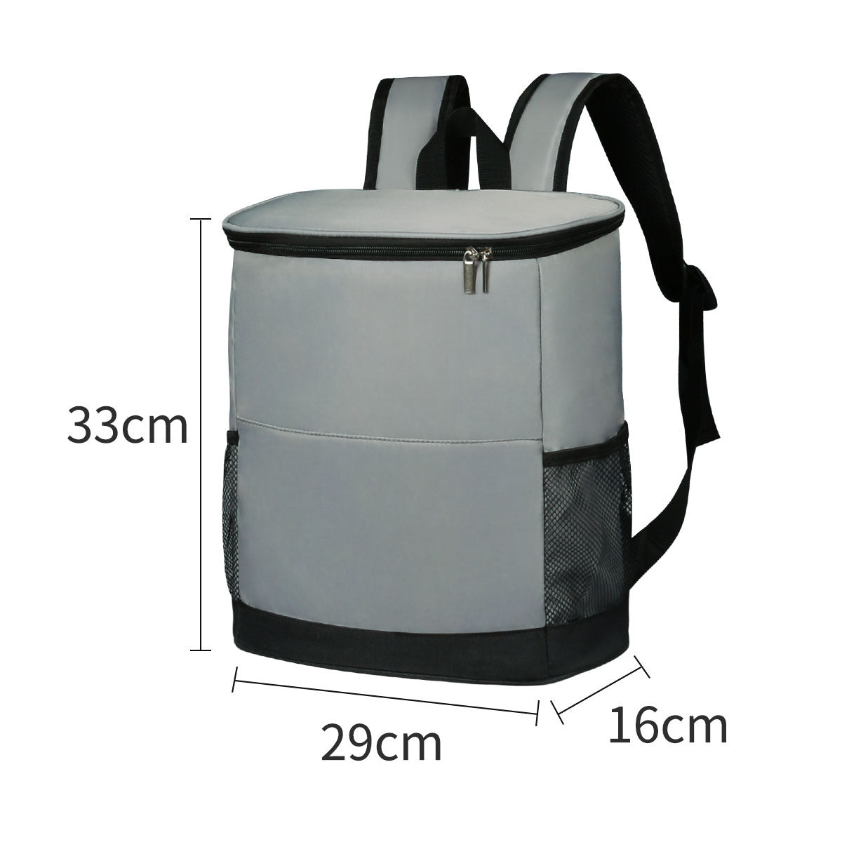 Unisex Kühltasche mit großem Stauraum und Netzfächern Karnz