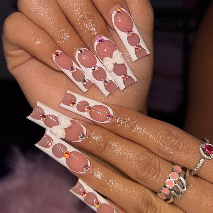 Glamouröses Schmuck-Akzent Nagelkunstset