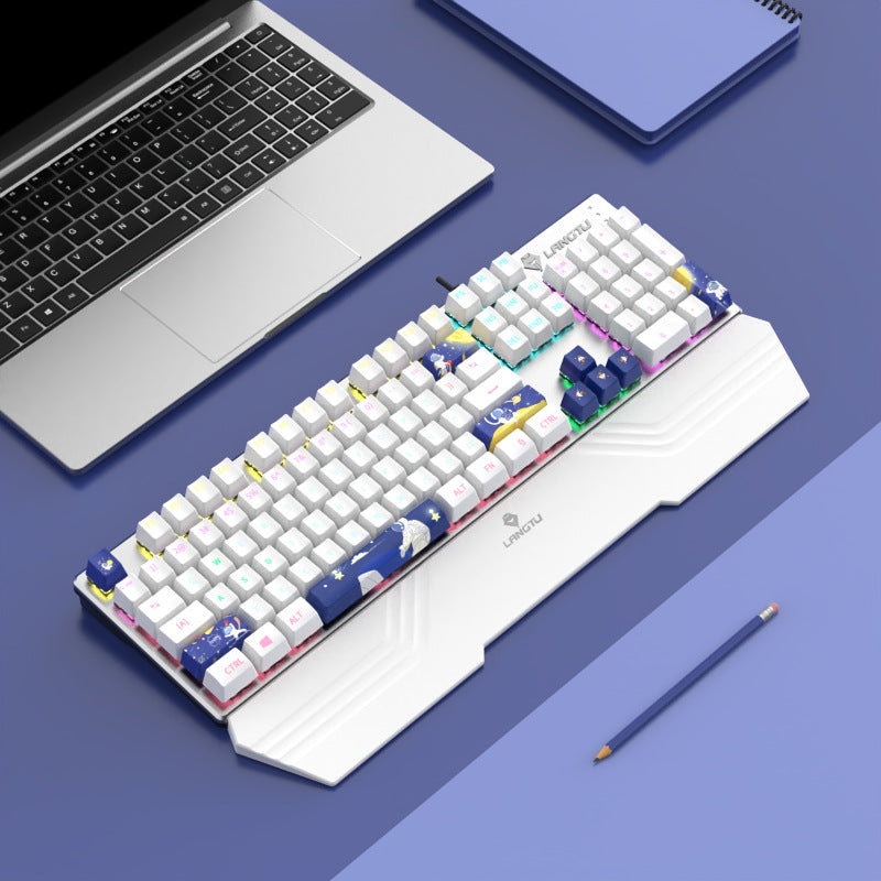 Ergonomische RGB Mechanische Gaming-Tastatur Karnz