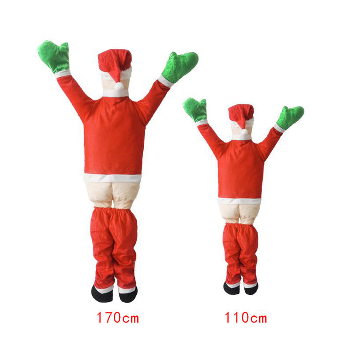 Aufblasbarer Weihnachtsmann mit beweglichen Armen