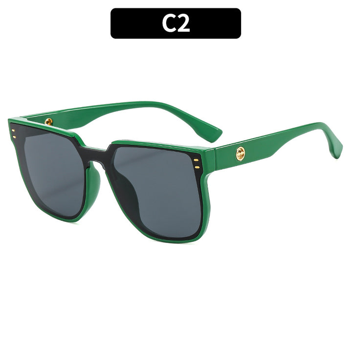 Stylische Angular Übergroße Sonnenbrille
