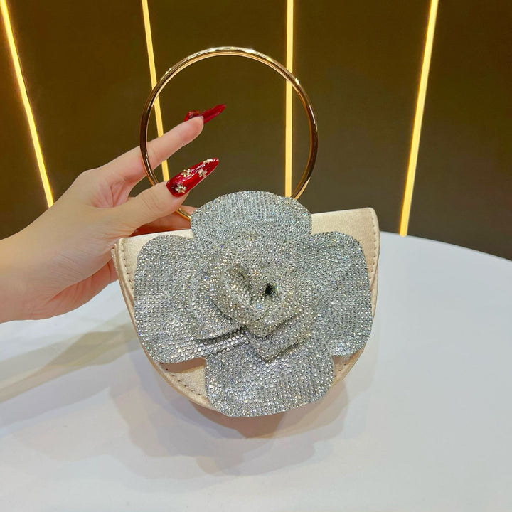 Florale Verziehrte Abend-Handtasche