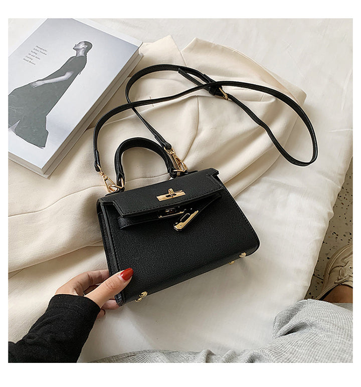 Strukturierte Kunstleder-Handtasche Karnz