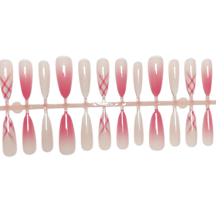 Künstlerisches Ombre Press-On-Nagelset