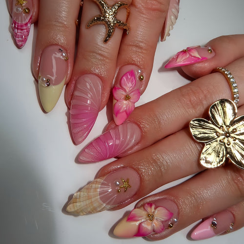 Elegante Florale Nail Art Extensions Karnz 1787913880