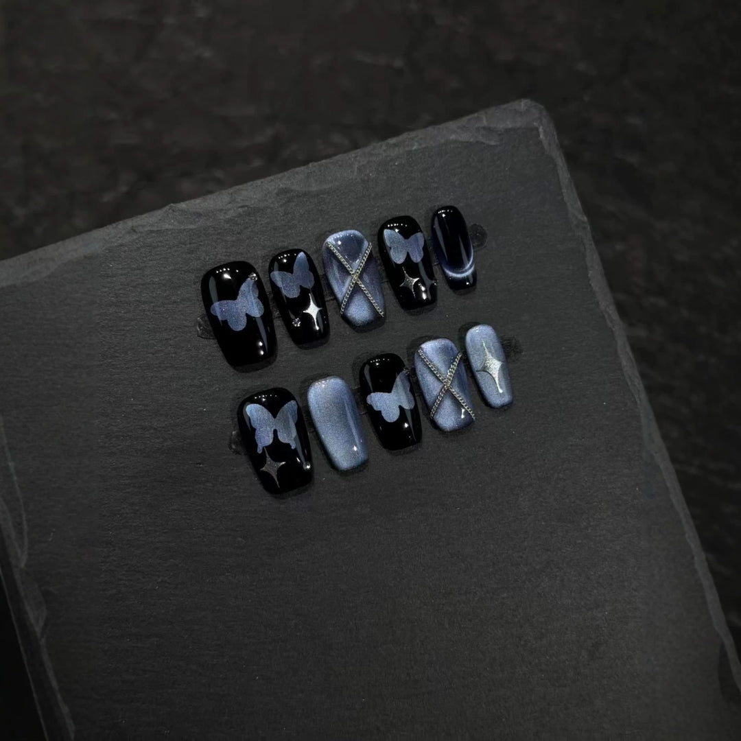 Künstlerisches Schmetterling Nagelkunst Set