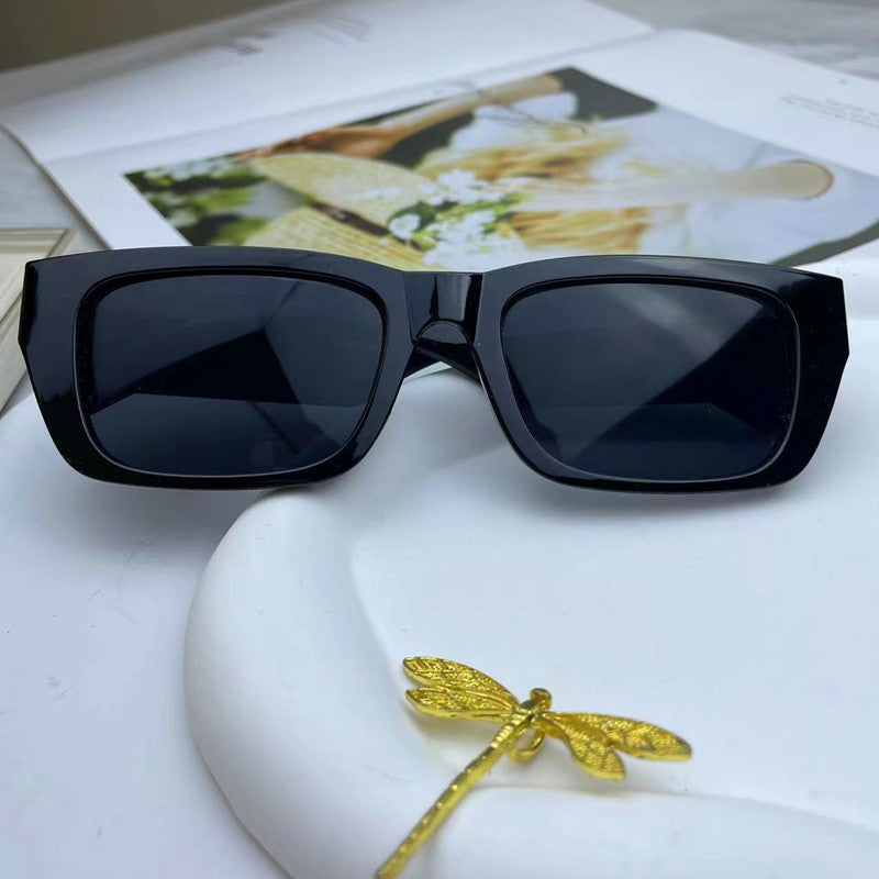 Stylische Übergroße Schild Sonnenbrille Karnz