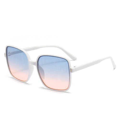 Oversized transparente Gradient-Sonnenbrille
