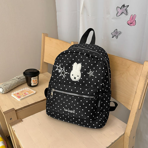 Spaß Polka-Dots Charakter Rucksack