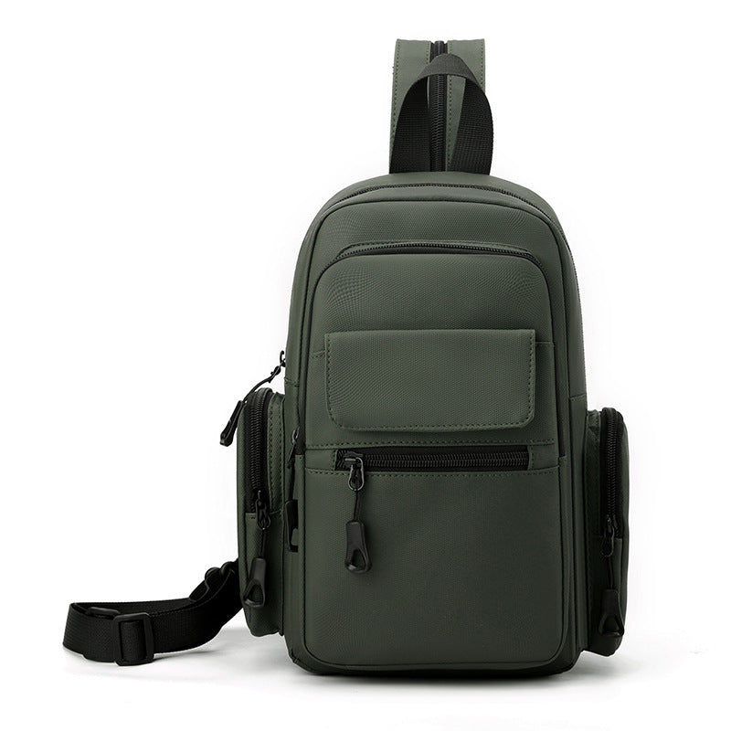 Kompakter Multi-Taschen Sling-Rucksack Karnz