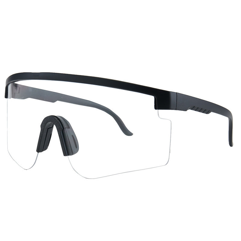 Damen Sportsonnenbrille mit trendigem Oversized-Rahmen und polarisierten Gläsern Karnz