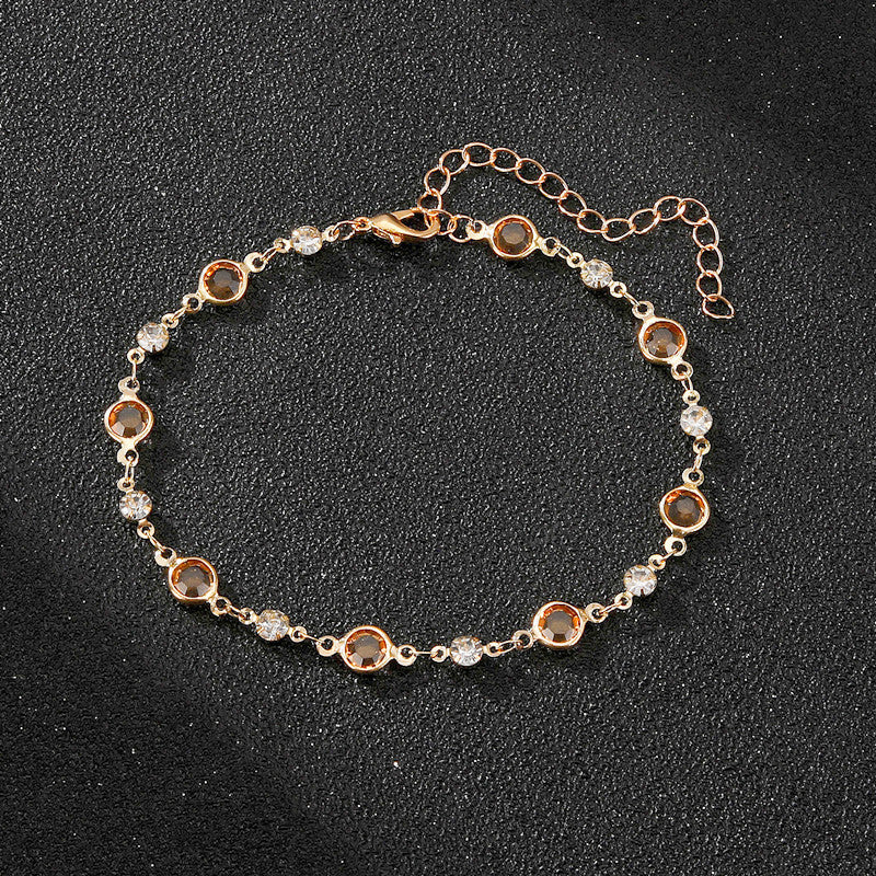 Elegante Strass-Ketten-Armspirale Karnz