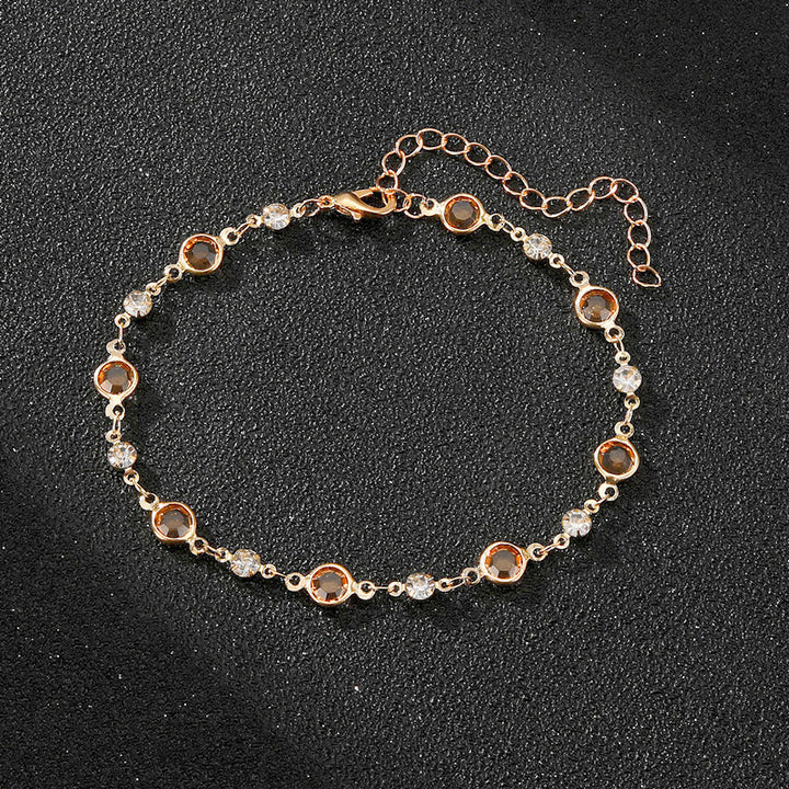 Elegante Strass-Ketten-Armspirale Karnz