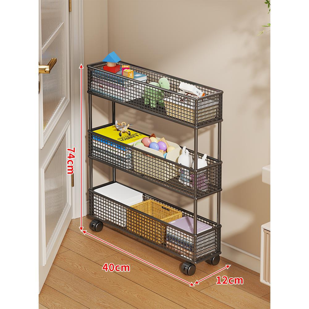 Slim Vertikaler Netzkorb Organizer Regalsystem für enge Räume
