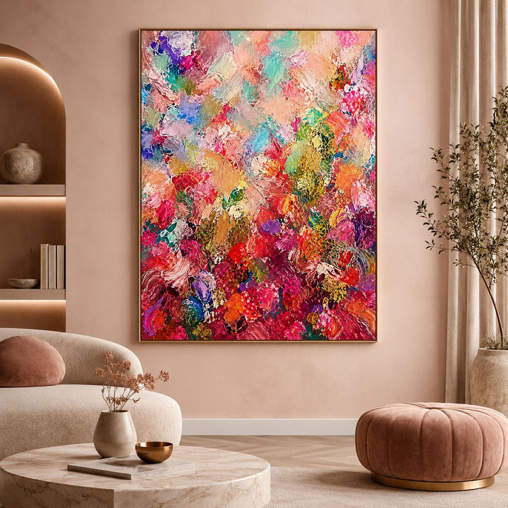 Dekorative florale Leinwandkunst