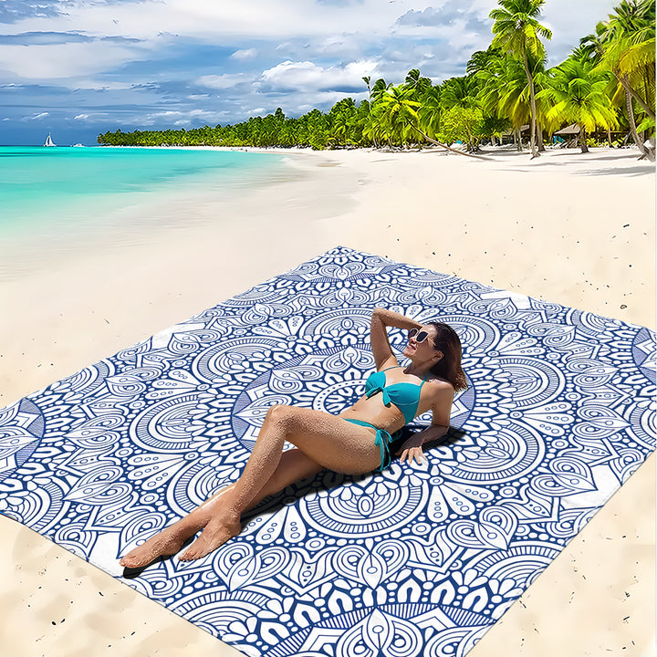 Mandala Design Strandmatte Karnz