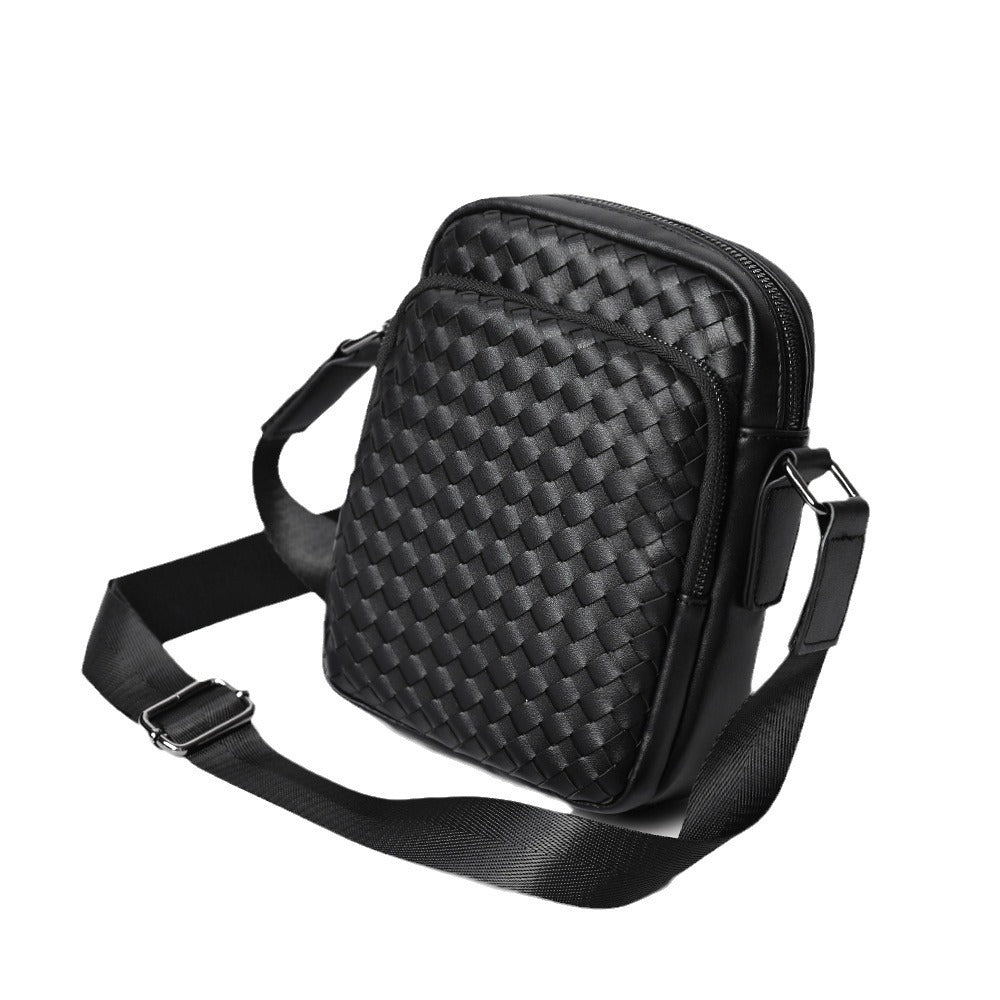 Praktische Crossbody-Tasche mit Geflochtenem Design Karnz