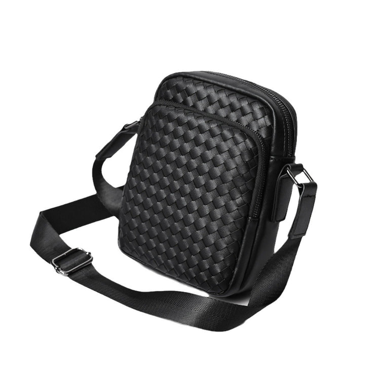 Praktische Crossbody-Tasche mit Geflochtenem Design Karnz