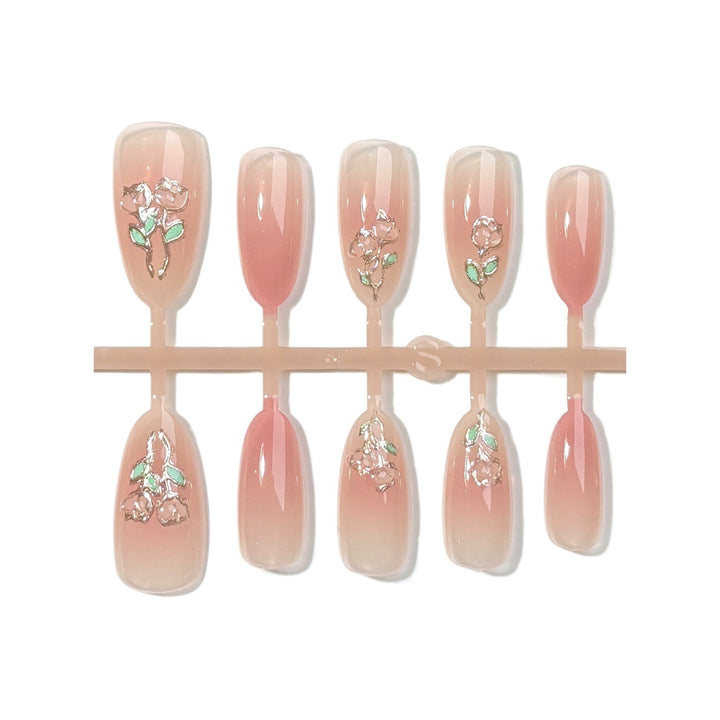 Dekorativer Artisan Press-On Nagelset