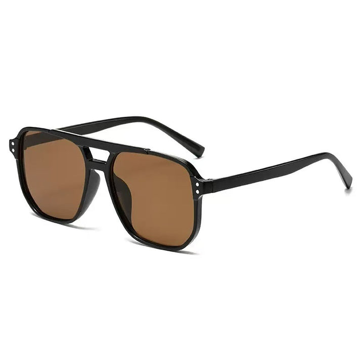 Stylische Quadratische Rahmen Sonnenbrille Karnz