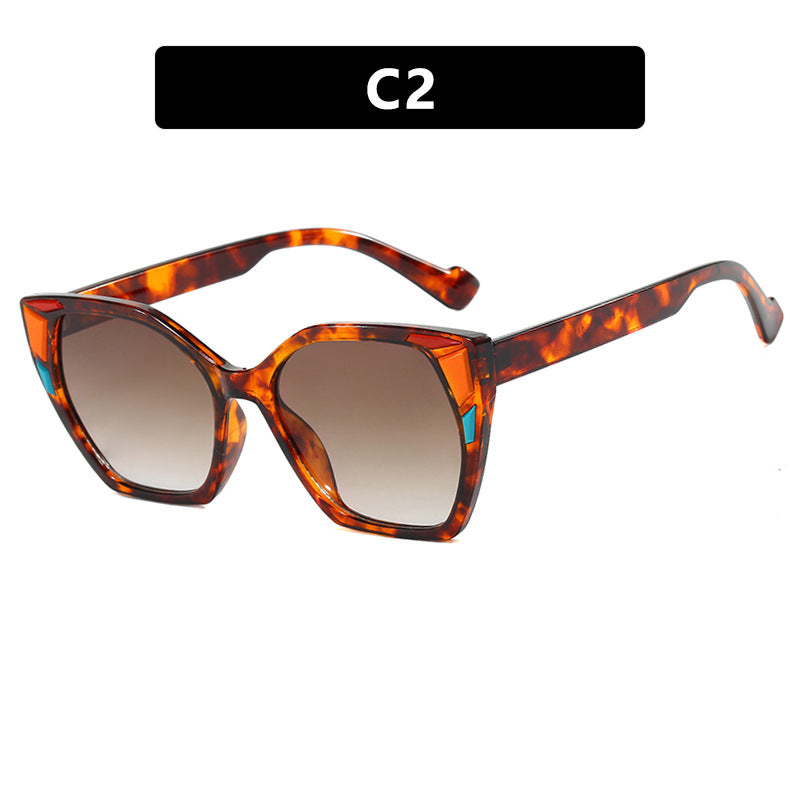 Damen modische Geometrische Designerbrille Karnz