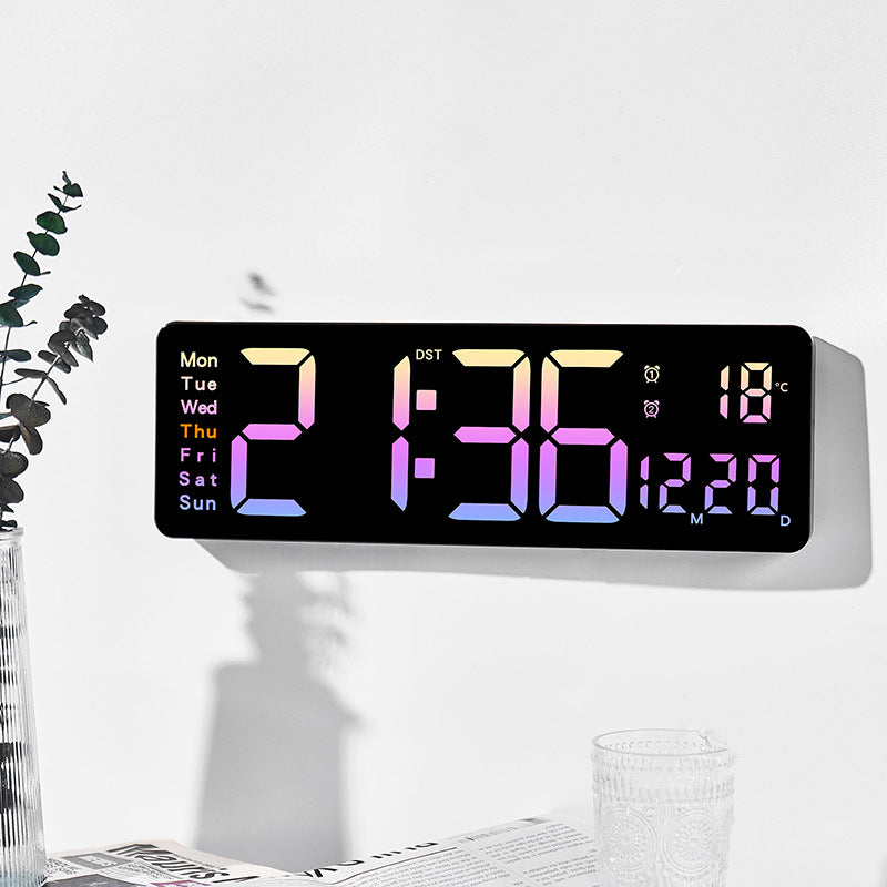 Funkwecker mit großem LED-Display und Temperaturanzeige Karnz