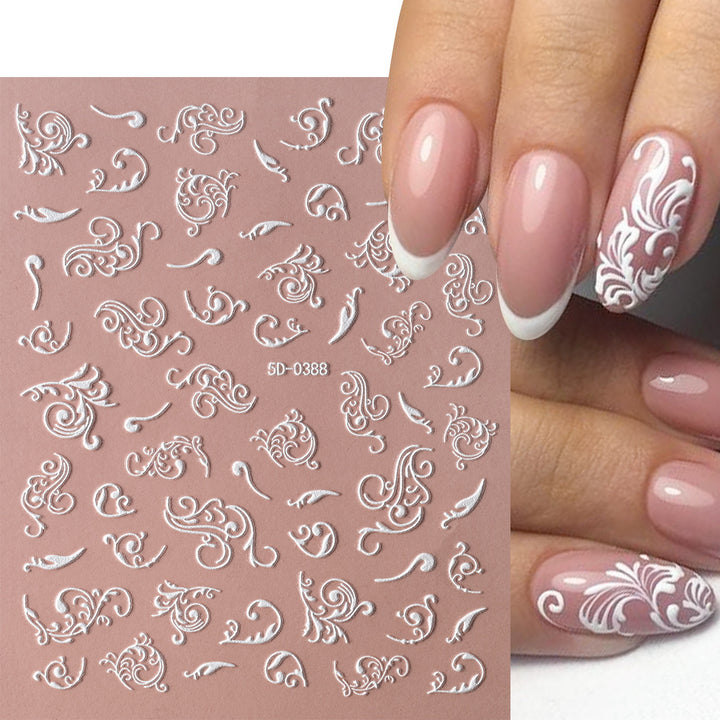 Elegante Nagelkunst Stempelplatte