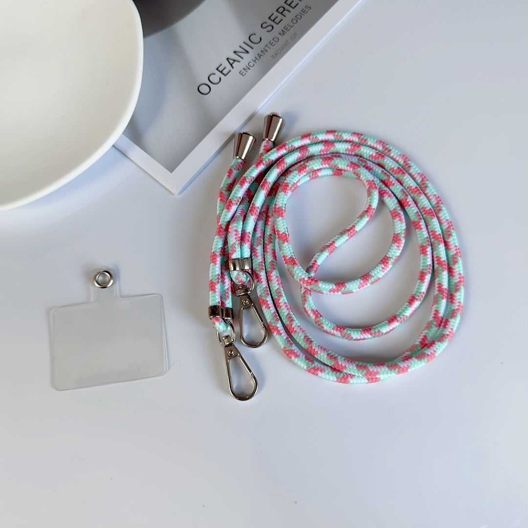 Verstellbare Lanyard mit doppelten Clips Karnz